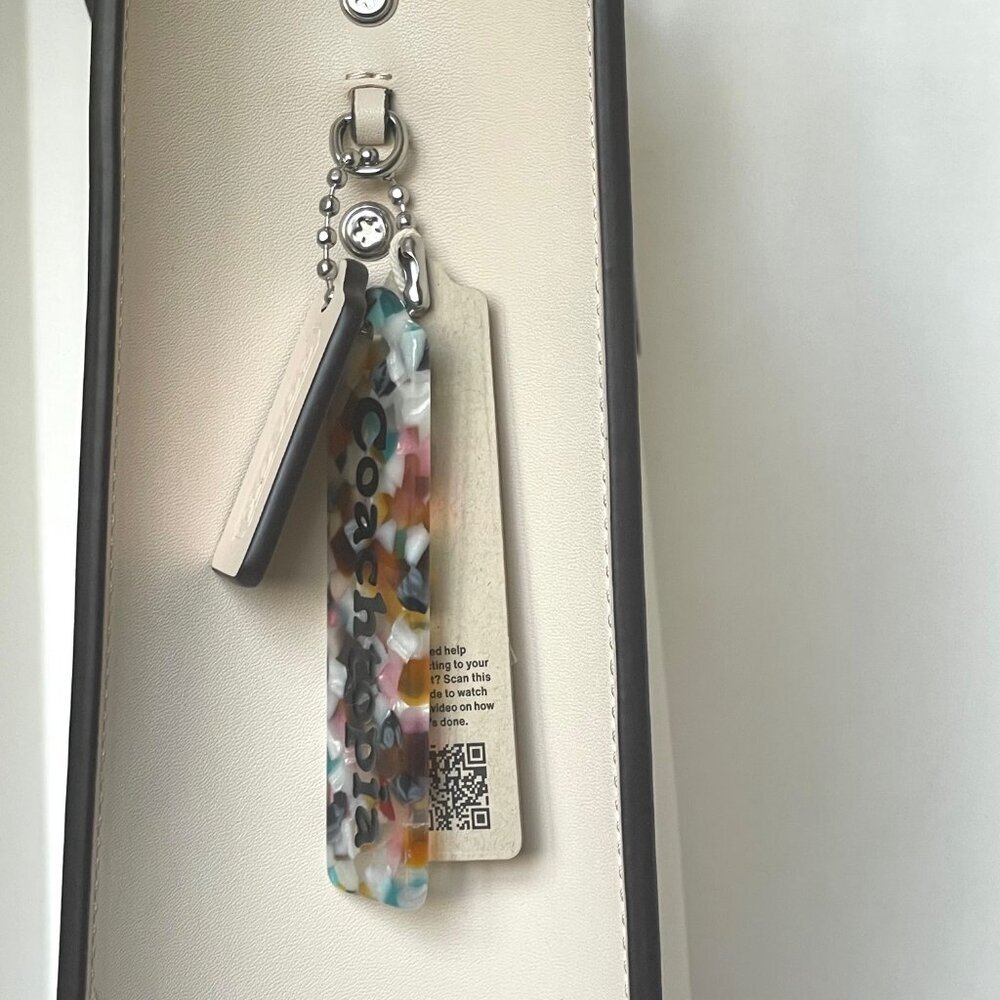 Coach Coachtopia Cloud Handle Tote Off White Leather Crossbody - Picture 6 of 9